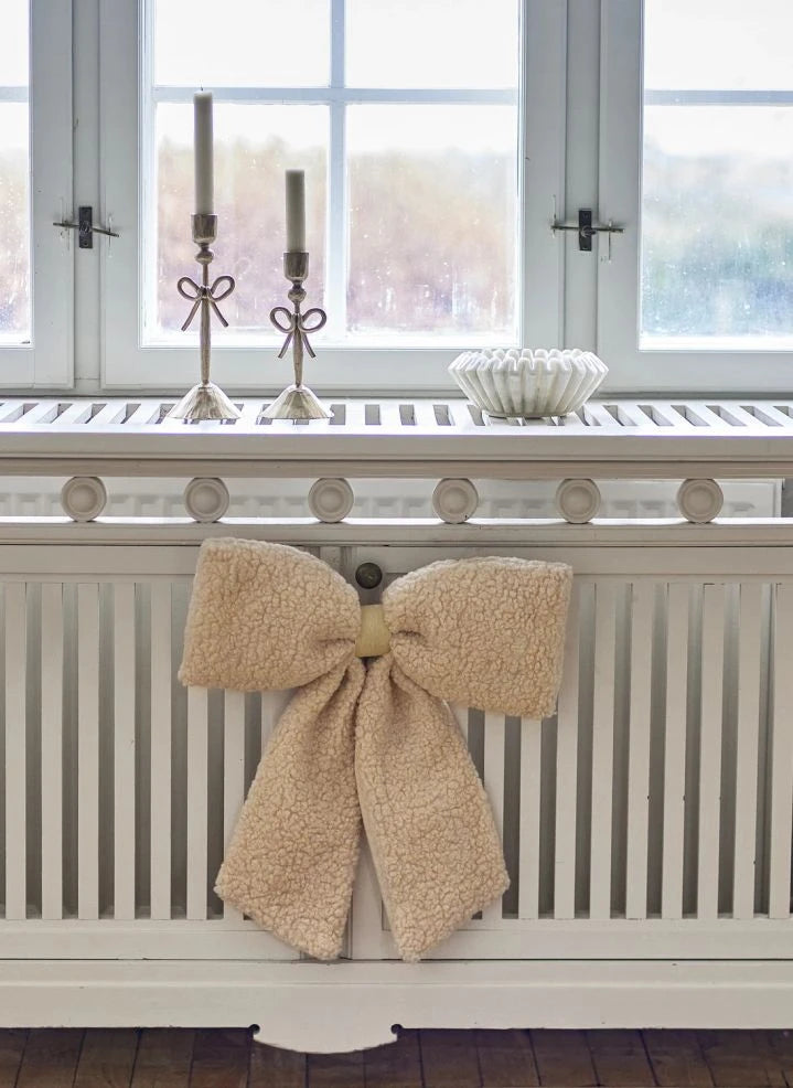 Bloomingville - Ruby Bow Adorno Navideño | Beige