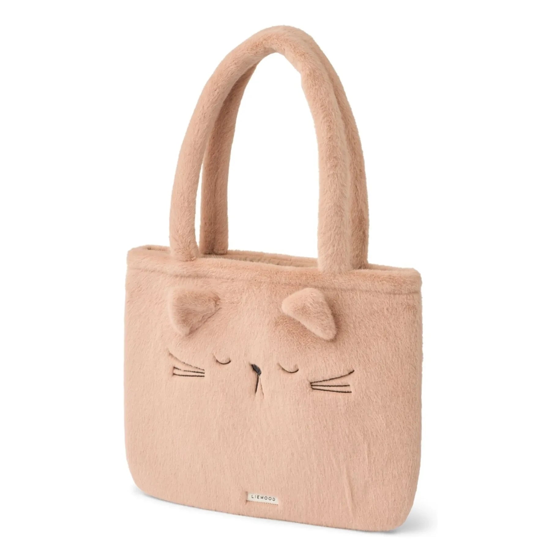 Liewood - Bolso de mano Lexi de algodón orgánico con pelo de gato | Rosa