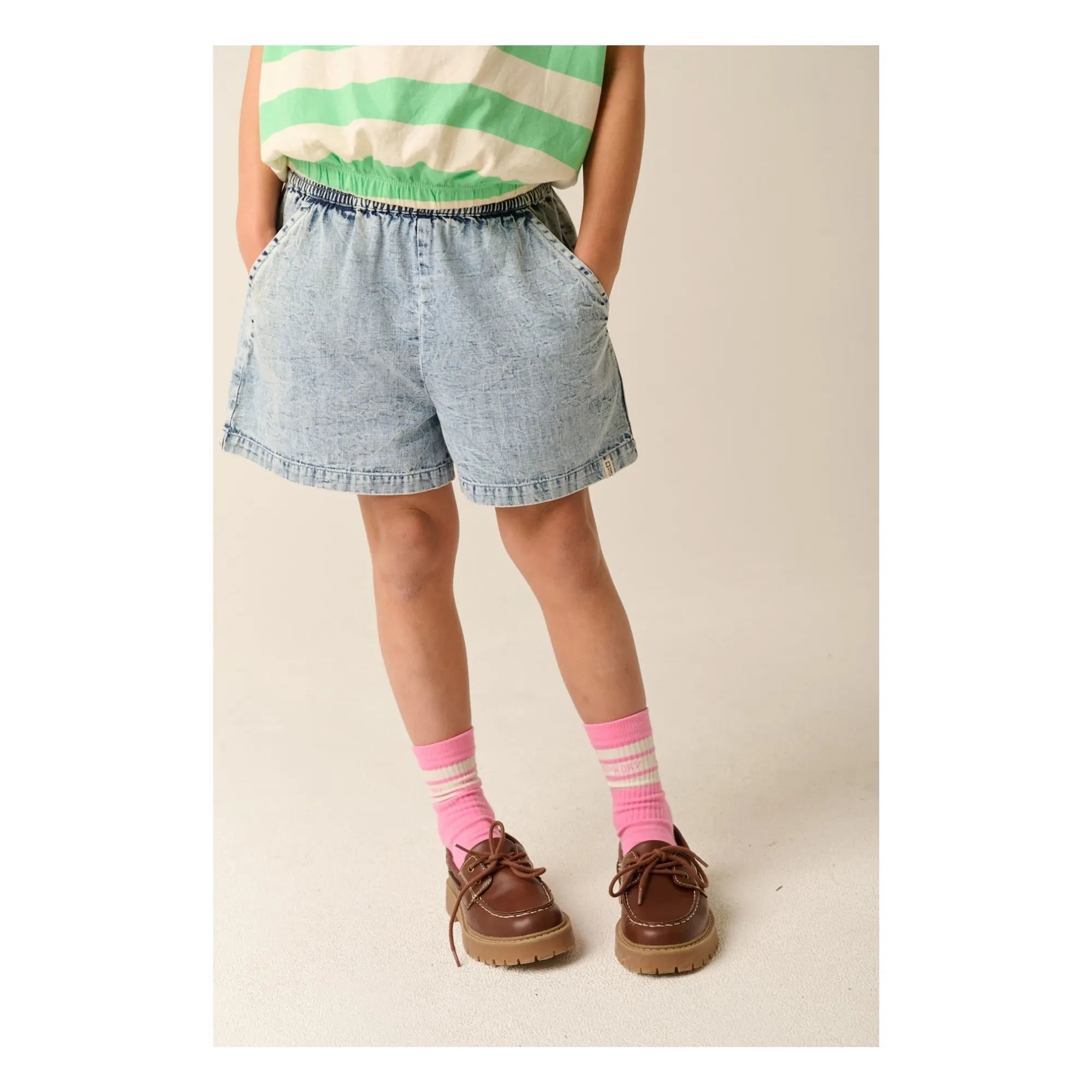 Tumble N'Dry - Pantalón corto de mezclilla Sabara | Azul lavado