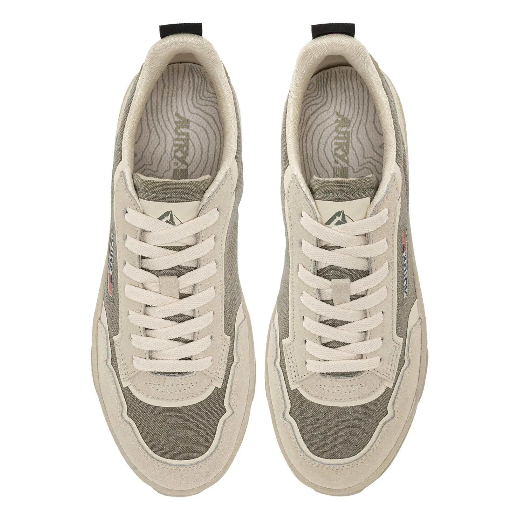 Autry - Zapatillas deportivas bajas de cordura y ante Wildplace | Caqui claro