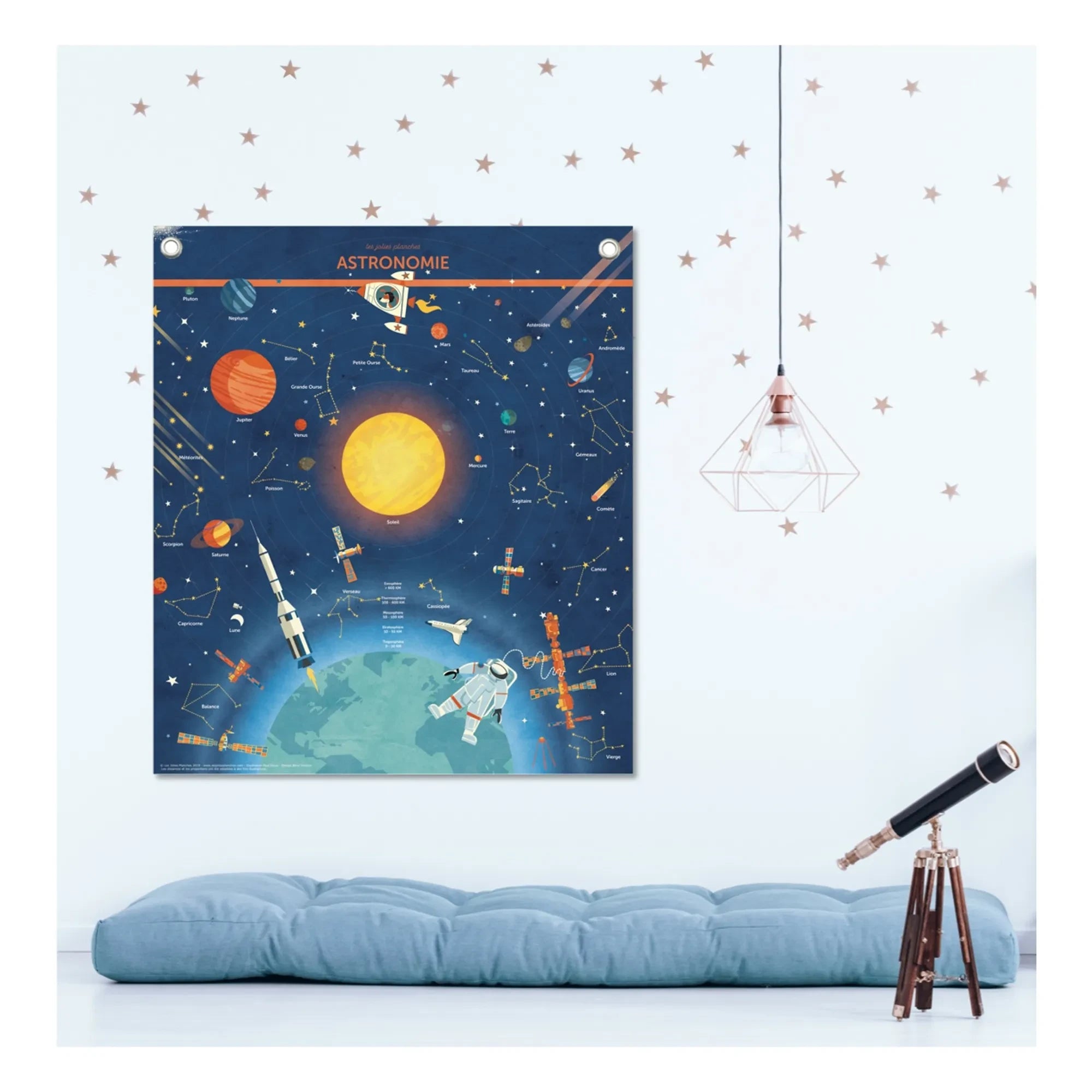 Les Jolies Planches - Tablero de astronomía