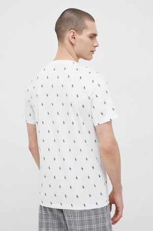 Top de pijama de algodón de manga corta Polo Ralph Lauren