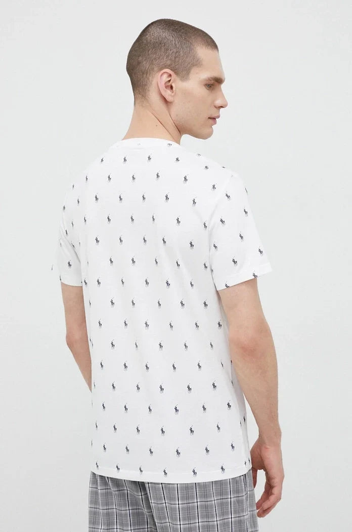 Top de pijama de algodón de manga corta Polo Ralph Lauren