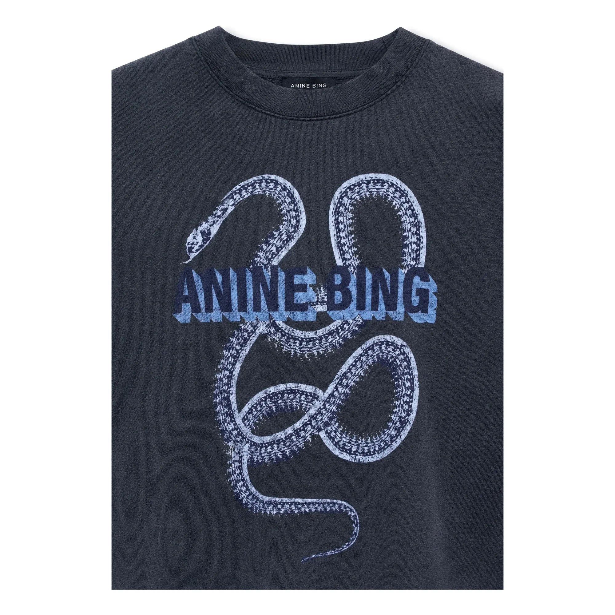 Anine Bing - Sudadera Harvey Snake | Negro