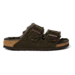 BIRKENSTOCK - Sandalias Arizona Shearling - Colección Adulto | Chocolate