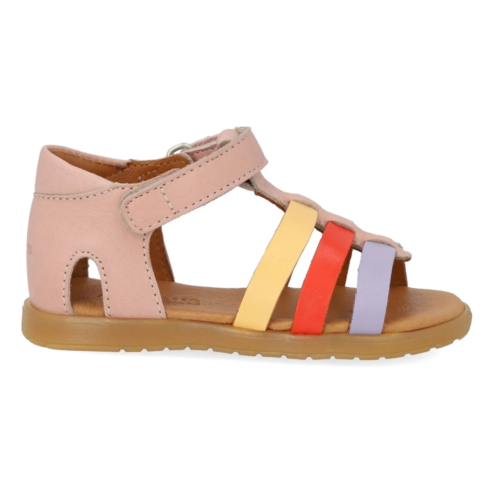 Angulus - Sandalias de bloque de color | Rosa claro