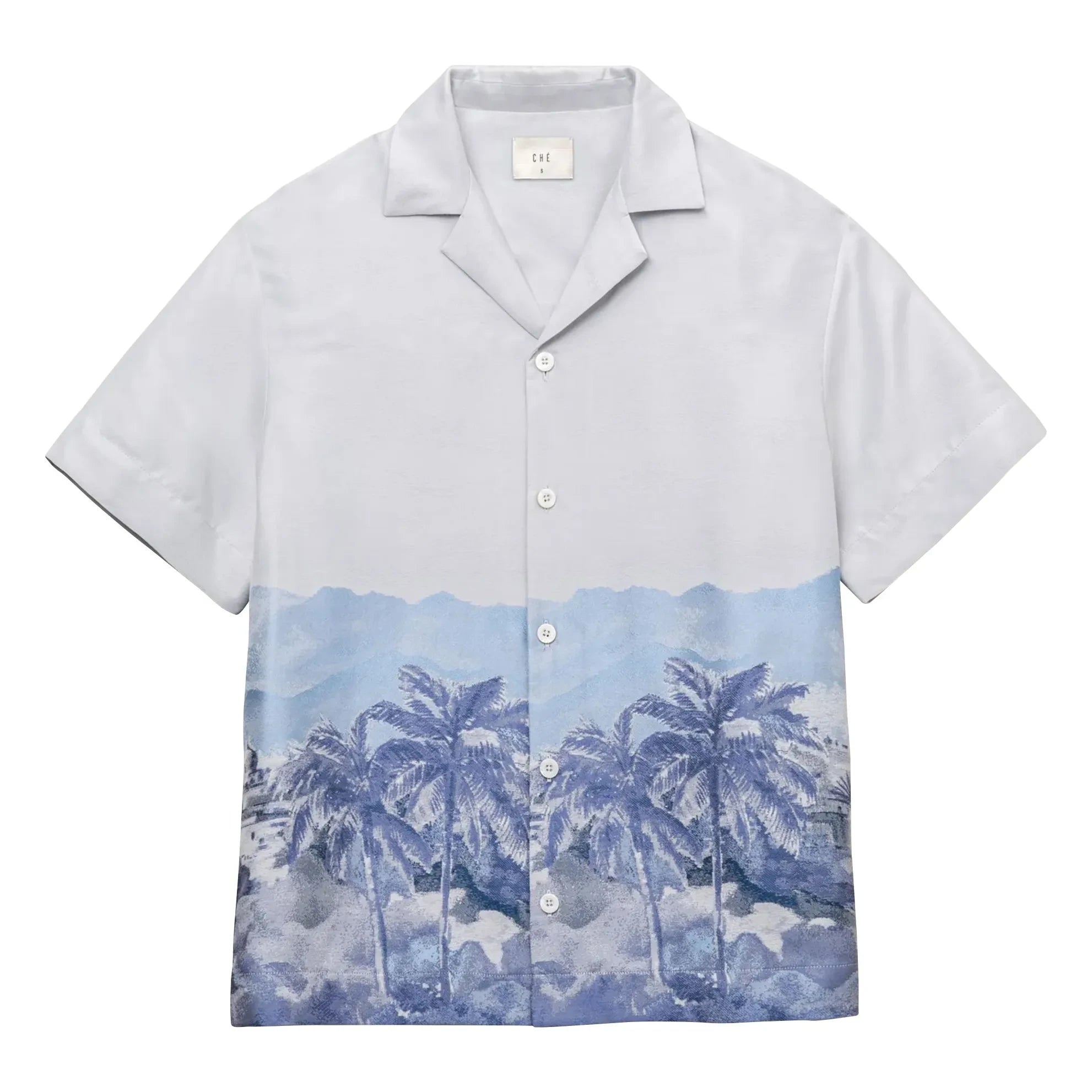 Ché Studios - Camisa de seda Cezane | Blanco - Marfil
