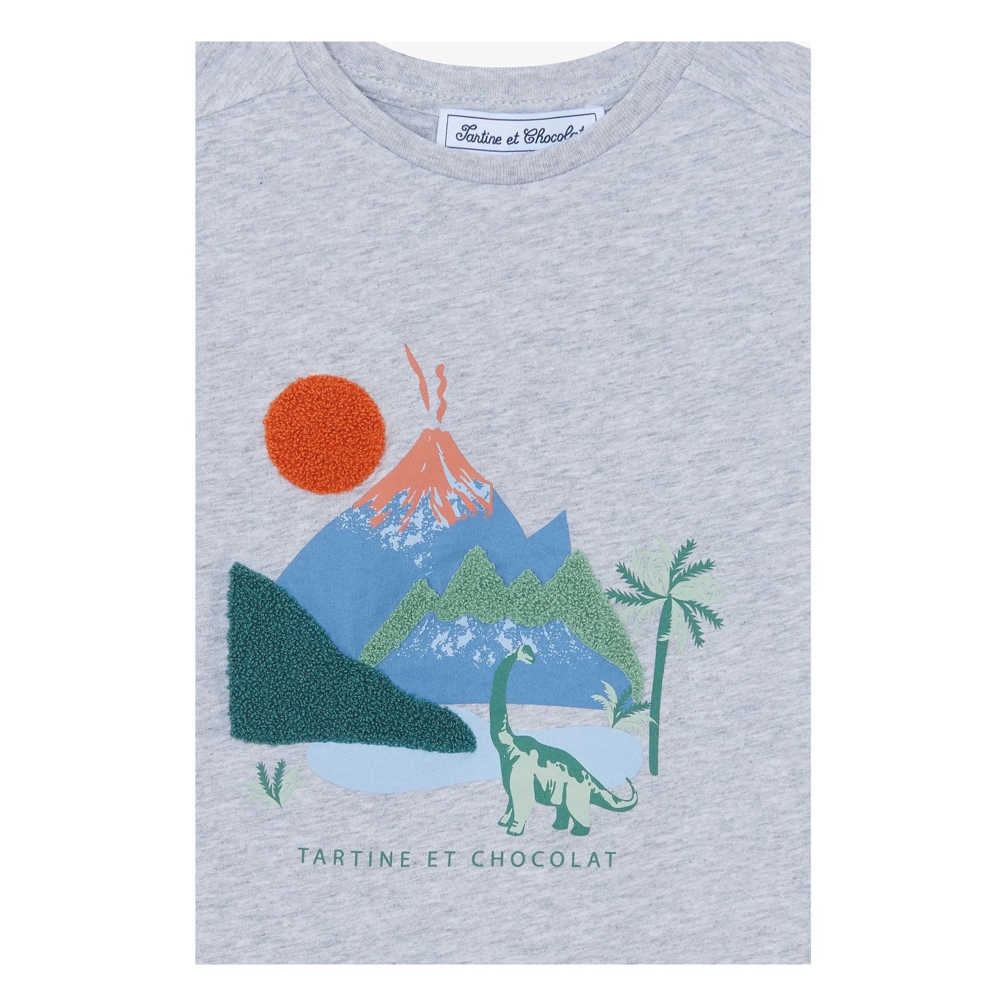 Tartine et Chocolat - Camiseta Chiné Volkan | Gris