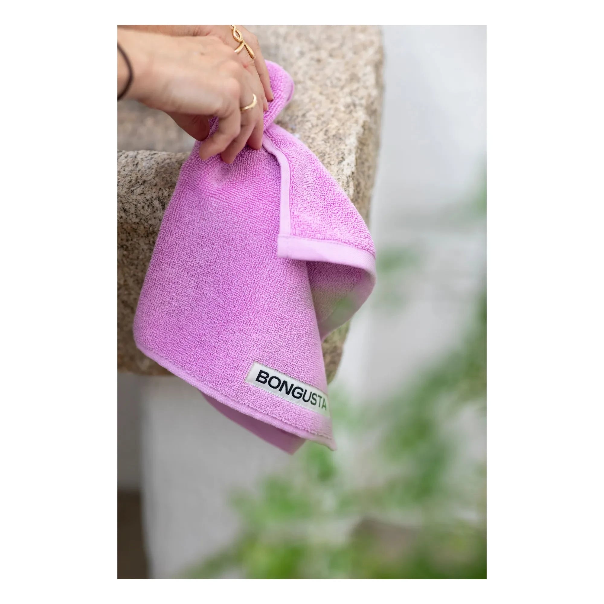 Bongusta - Toalla de mano Naram | Fucsia