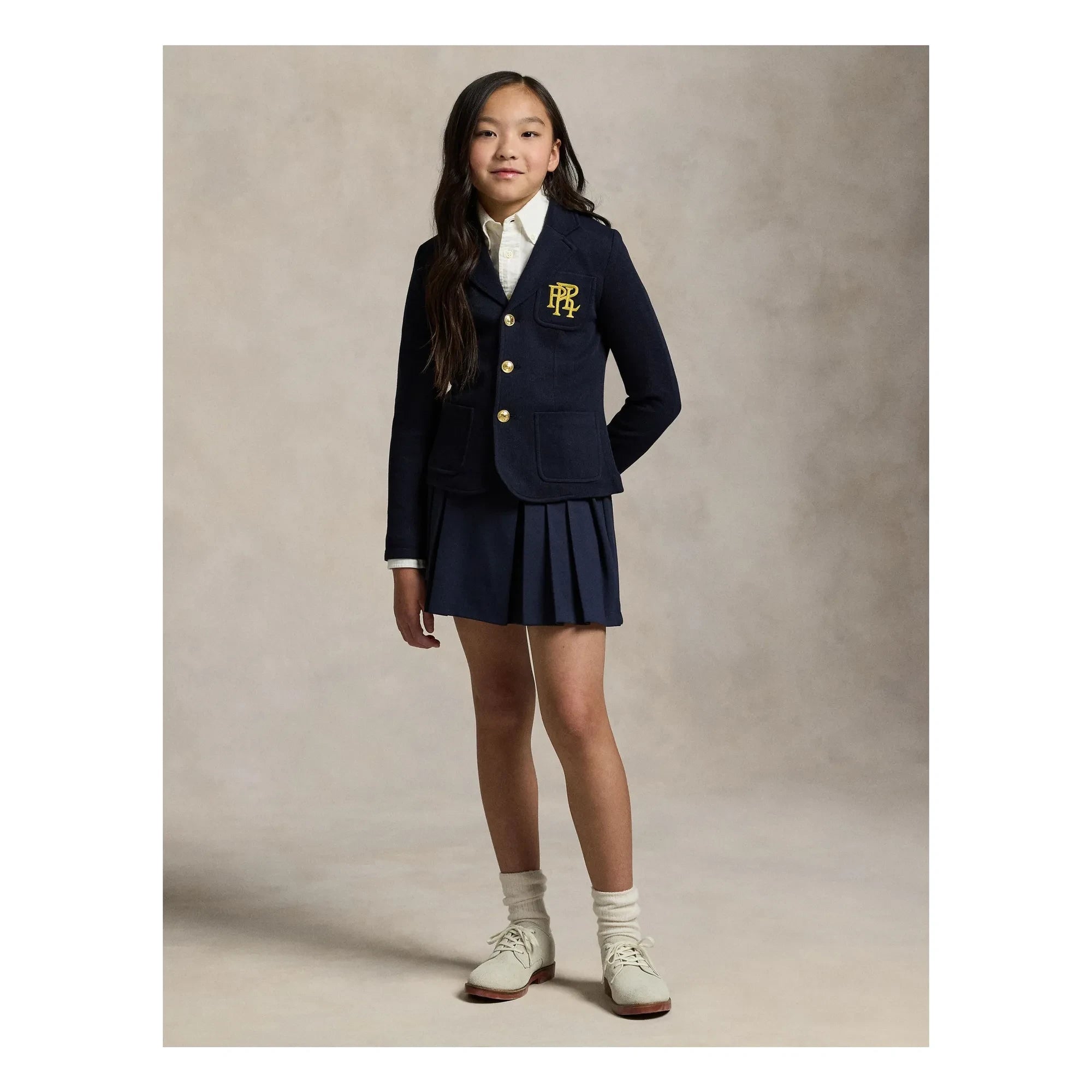 Ralph Lauren - Chaqueta tipo blazer con logo | Azul marino