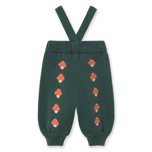 Tinycottons - Pantalones de punto con estampado de setas | Verde