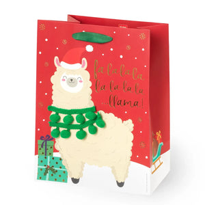Legami - Llama Noel Gift Bag - Medium