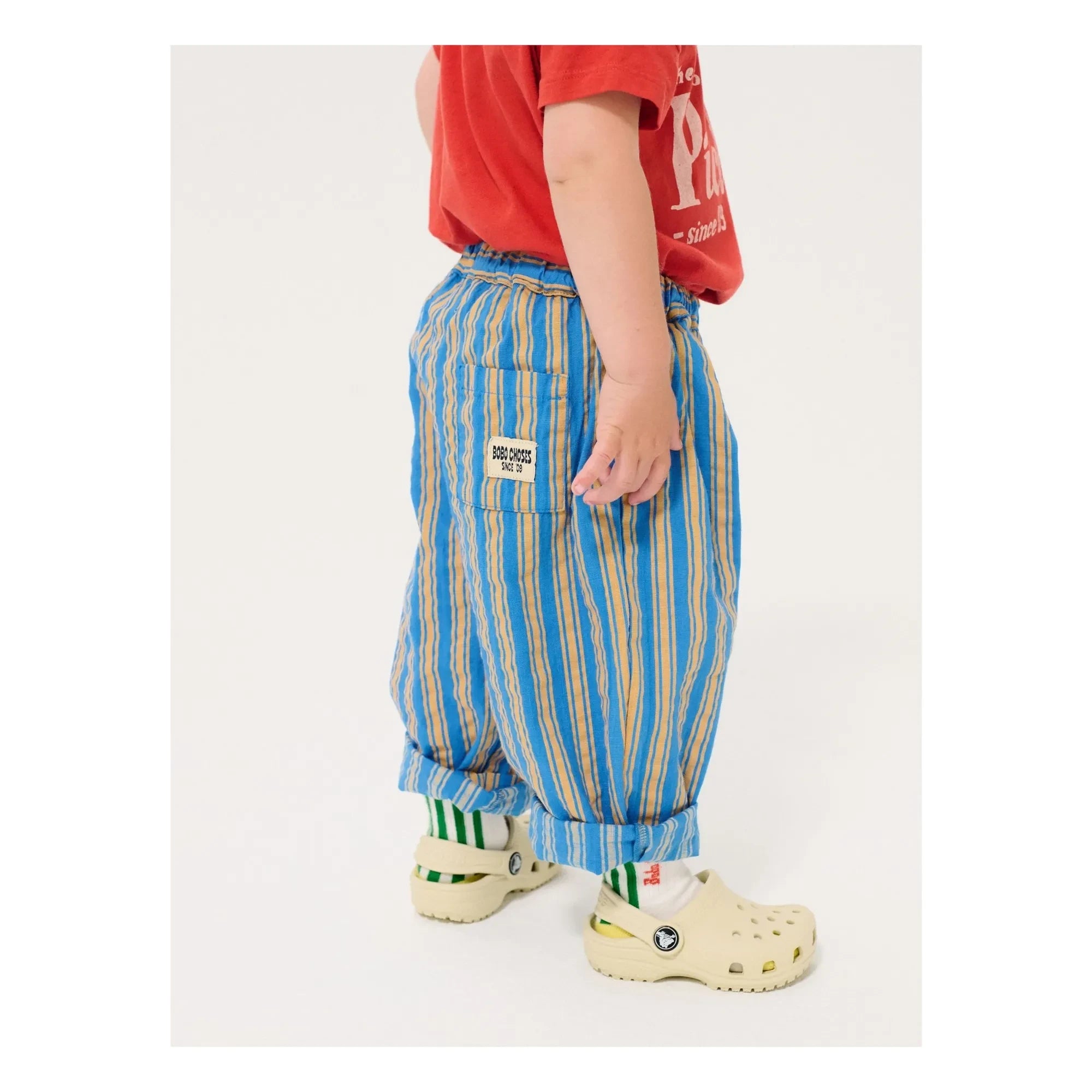 Bobo Choses - Pantalón de rayas azules