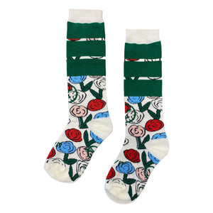 Wynken - Calcetines florales Presto | Crudo