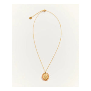 Collar brillante Palas - Santa María | Melocotón
