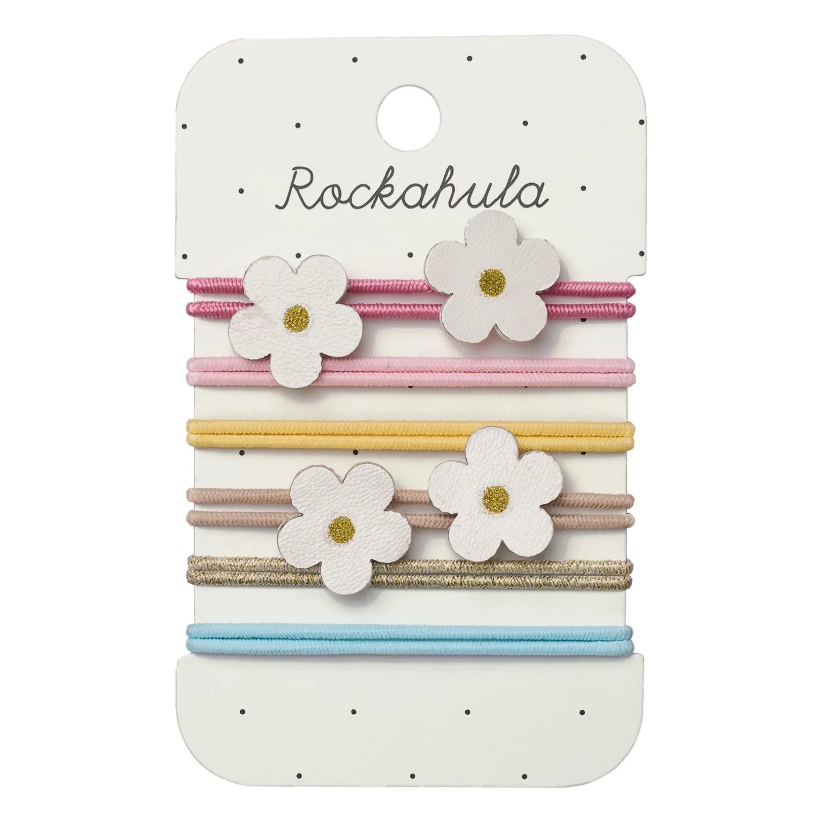 Rockahula Kids - Set de 12 pinzas de margaritas | Rosa