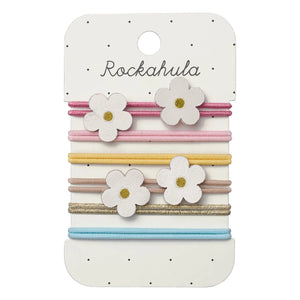 Rockahula Kids - Set de 12 pinzas de margaritas | Rosa