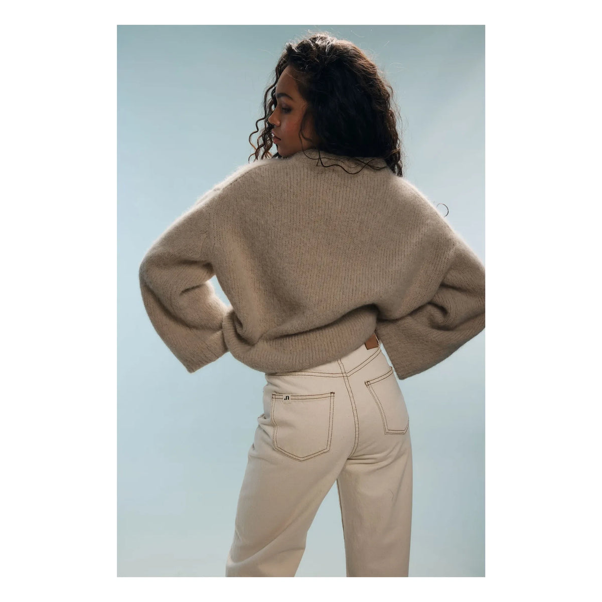 Nitah - Jersey de Alpaca Nina | Marrón