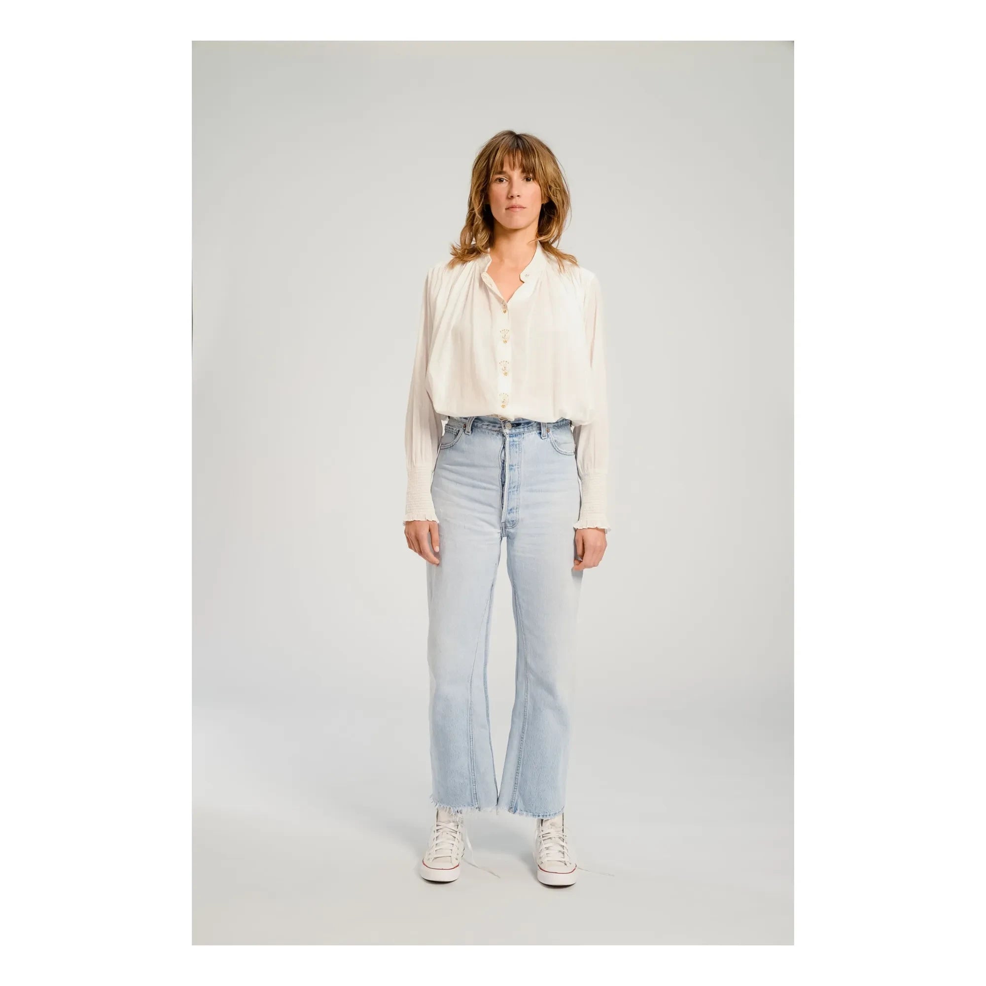 Virginie de Vinster - Camisa Santiago | Blanco