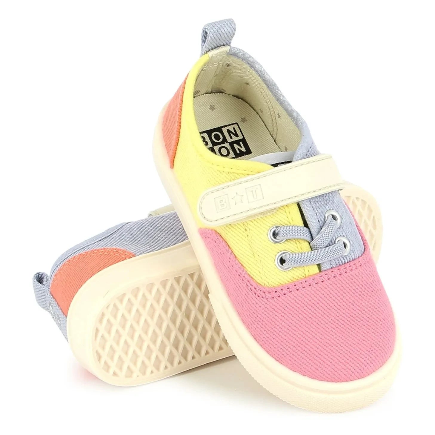 Bonton - Zapatillas con Cordones Board Easy | Rosa caramelo