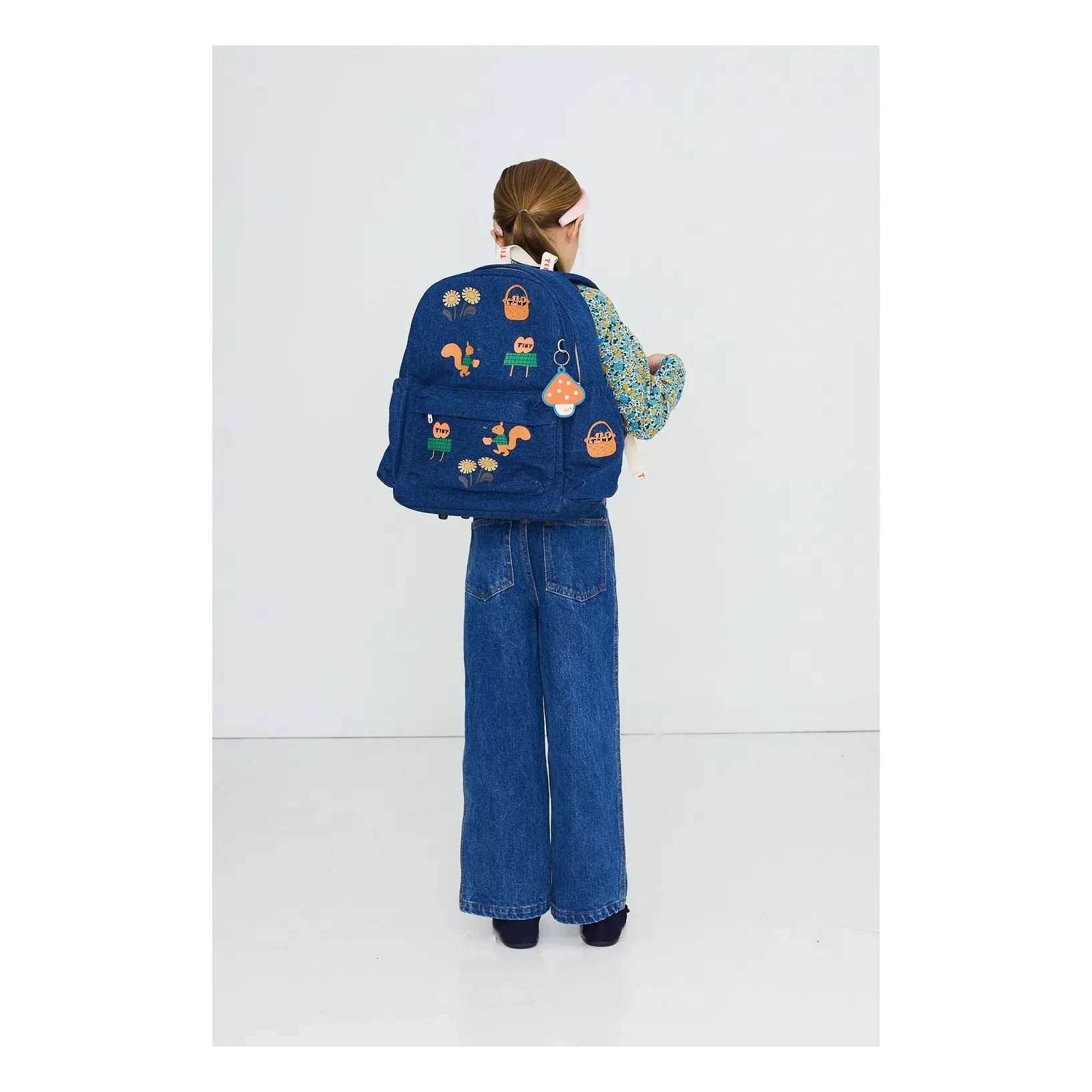 Tinycottons - Mochila vaquera azul