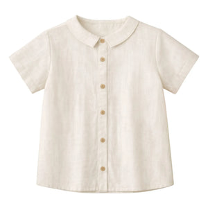 Lililotte - Camisa de Gasa de Algodón Orgánico Maxime | Crudo