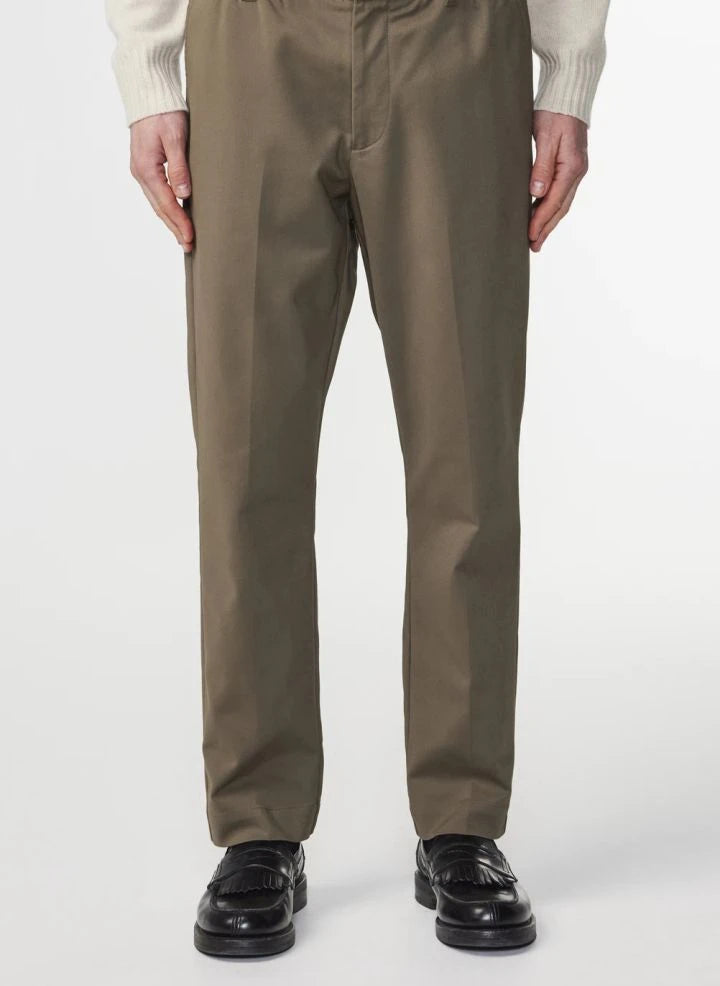 NN.07 - Pantalón Elástico Billie 1089 | Marrón Oliva