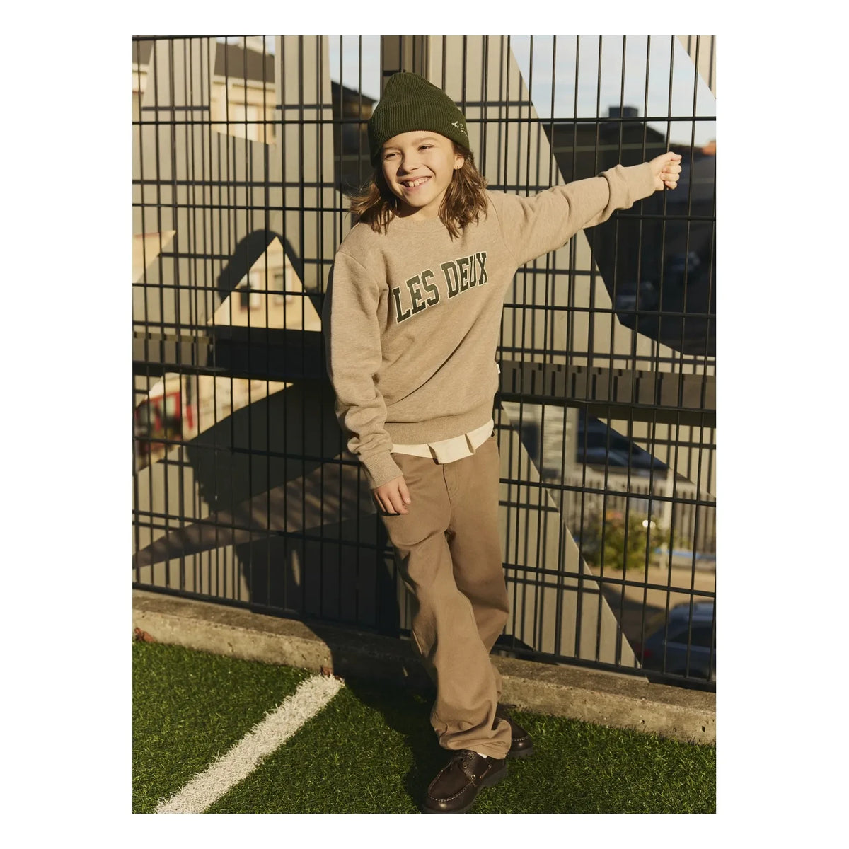 Les Deux - Gorro de lana Signature Les Deux | Caqui
