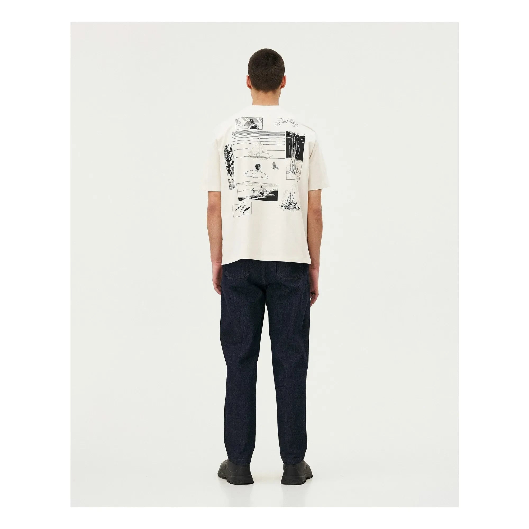 Noyoco - Camiseta Merceron de algodón orgánico | Crudo
