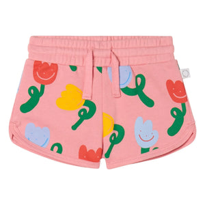 Stella McCartney Kids - Shorts Fleurs | Rosa