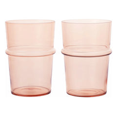 Ferm Living - Vasos Boya - Set de 2 | Frambuesa