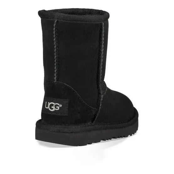 UGG - Botines de gamuza con forro de piel Classic II | Negro