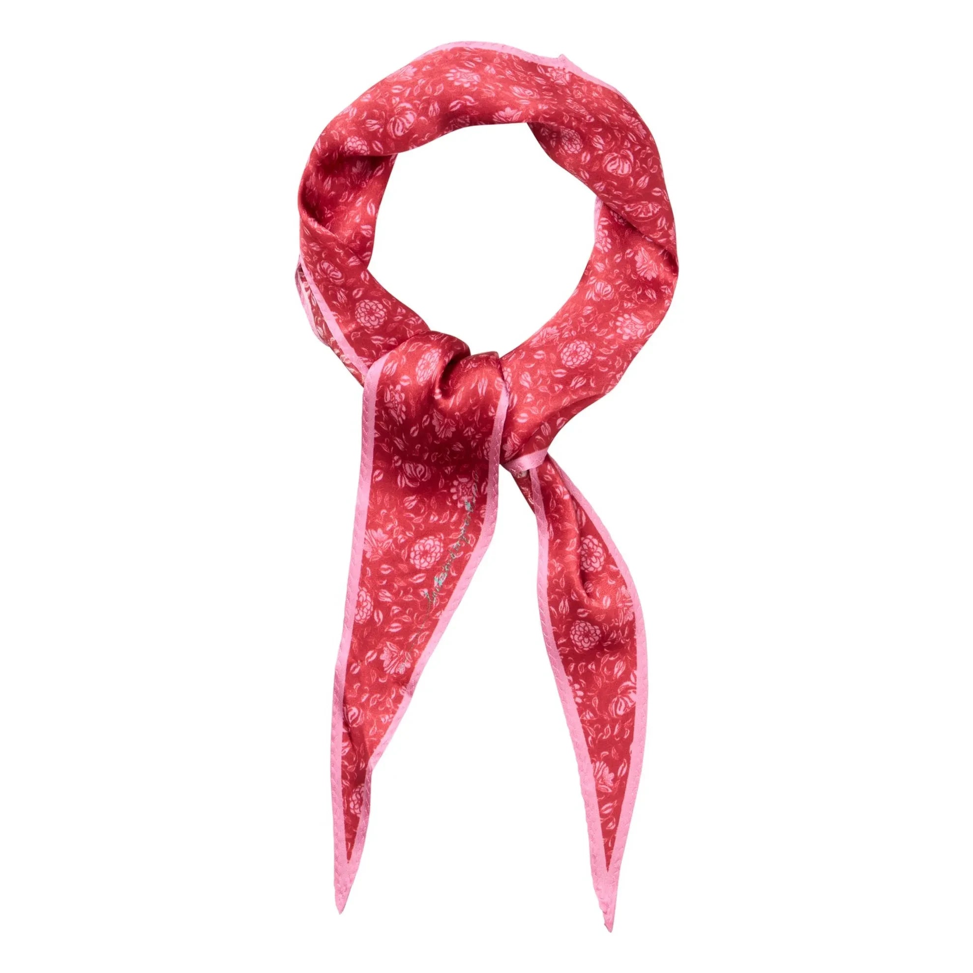 Becksöndergaard - Pañuelo de seda Asflora Diamond | Rojo