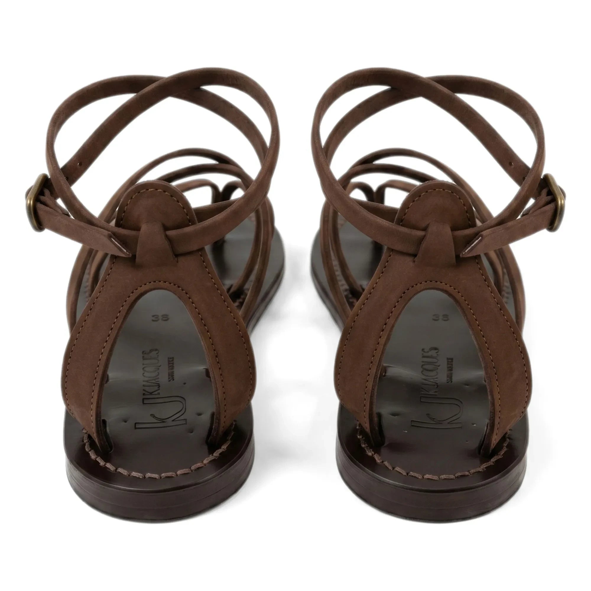 Sandalias de nobuk K.Jacques - Epicure | Bronce