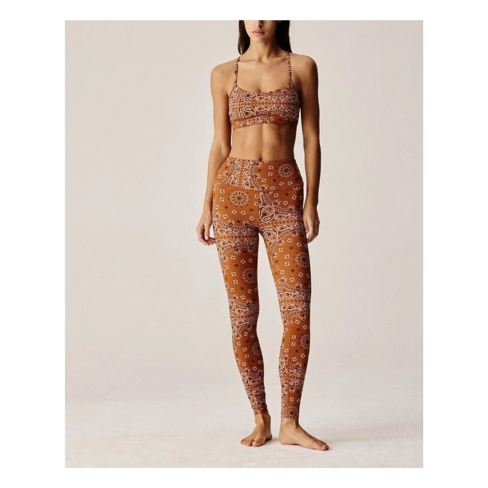 Arizona Love - Sujetador pañuelo de yoga | Terracota