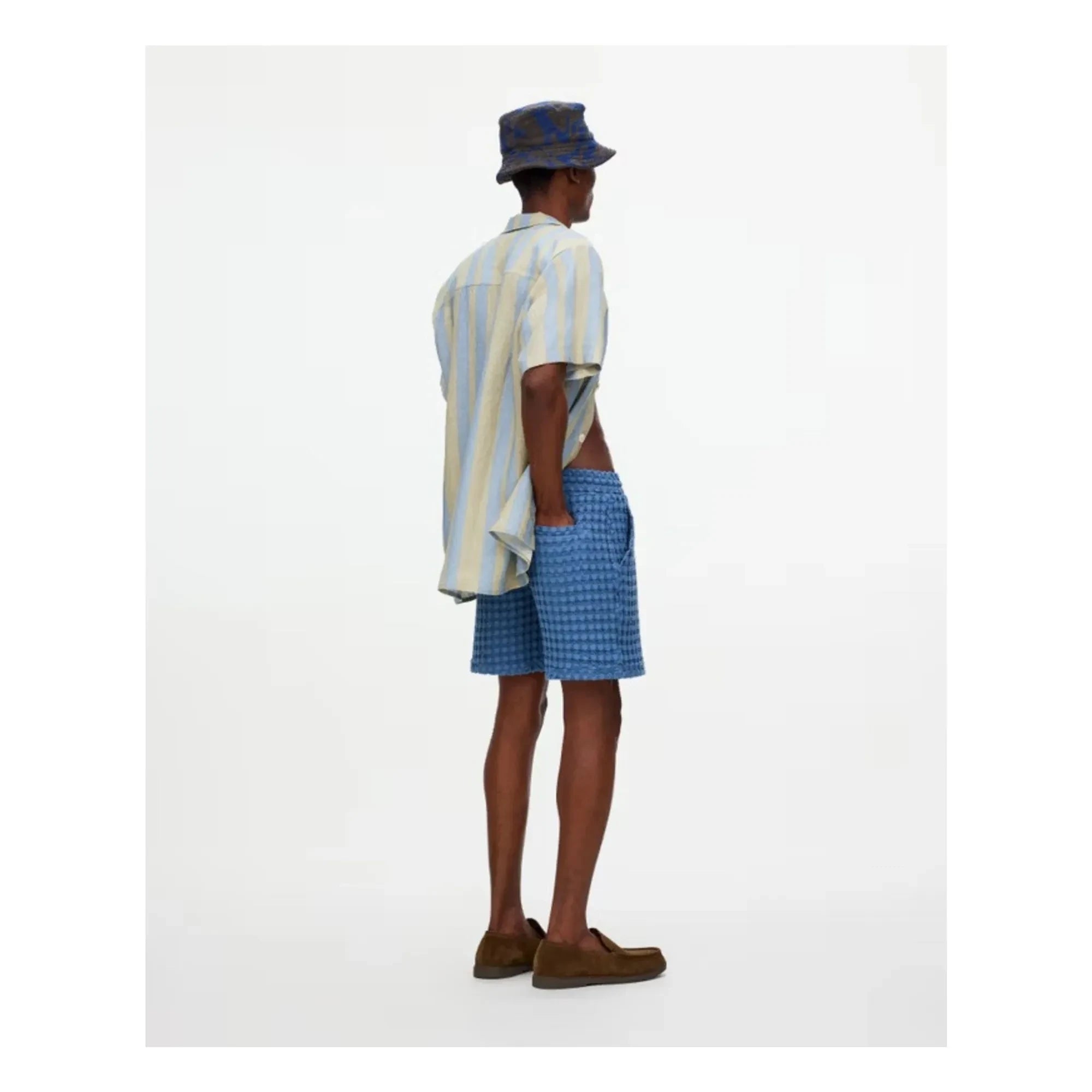 OAS - Short Coronet Porto Waffle | Azul