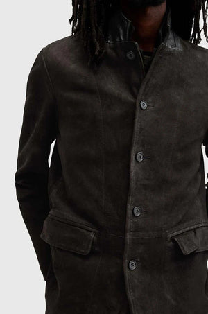 Chaqueta de cuero ALLSAINTS SURVEY LTHR BLAZER
