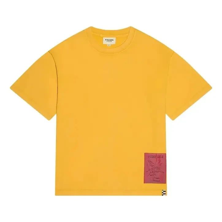 Dedo en la nariz - Camiseta King Algodón orgánico | Amarillo