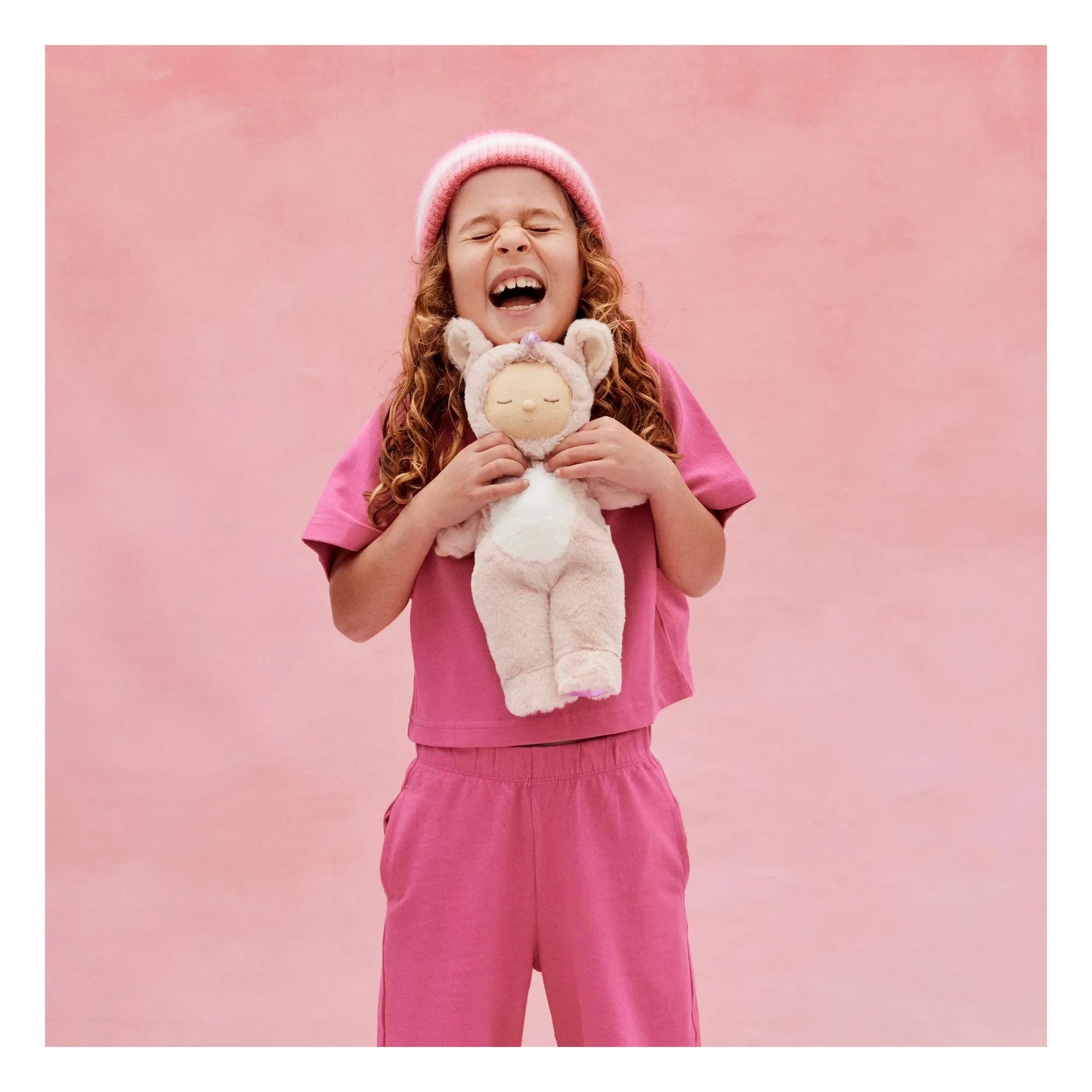Olli Ella - Muñeca de juguete Cozy Dinkum Unicornio | Rosa