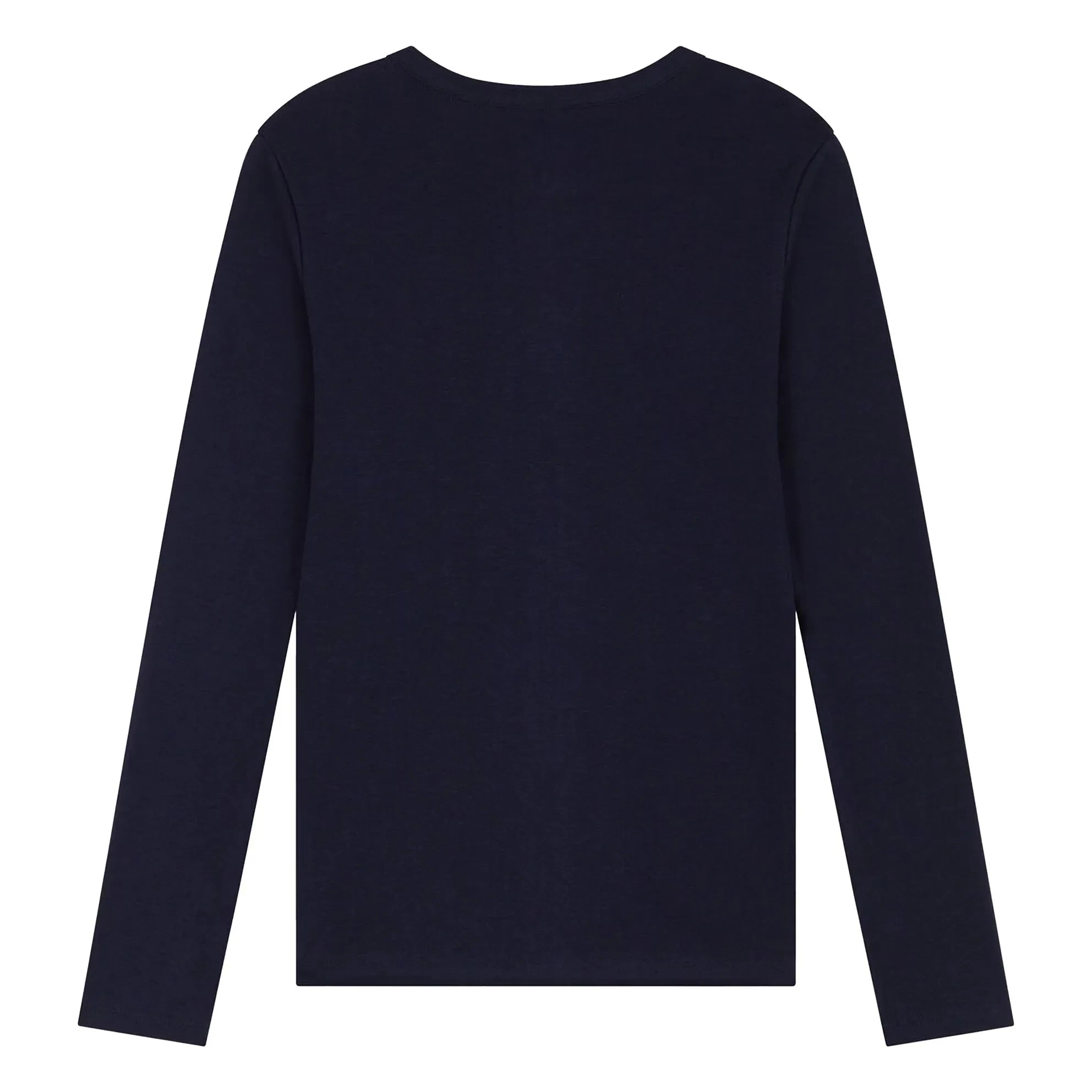 Petit Bateau - Camiseta icónica de manga larga - Colección de mujer | Azul marino