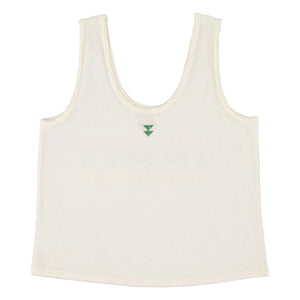 Sisters Department - Camiseta de tirantes de lino y algodón Olivia | Crudo
