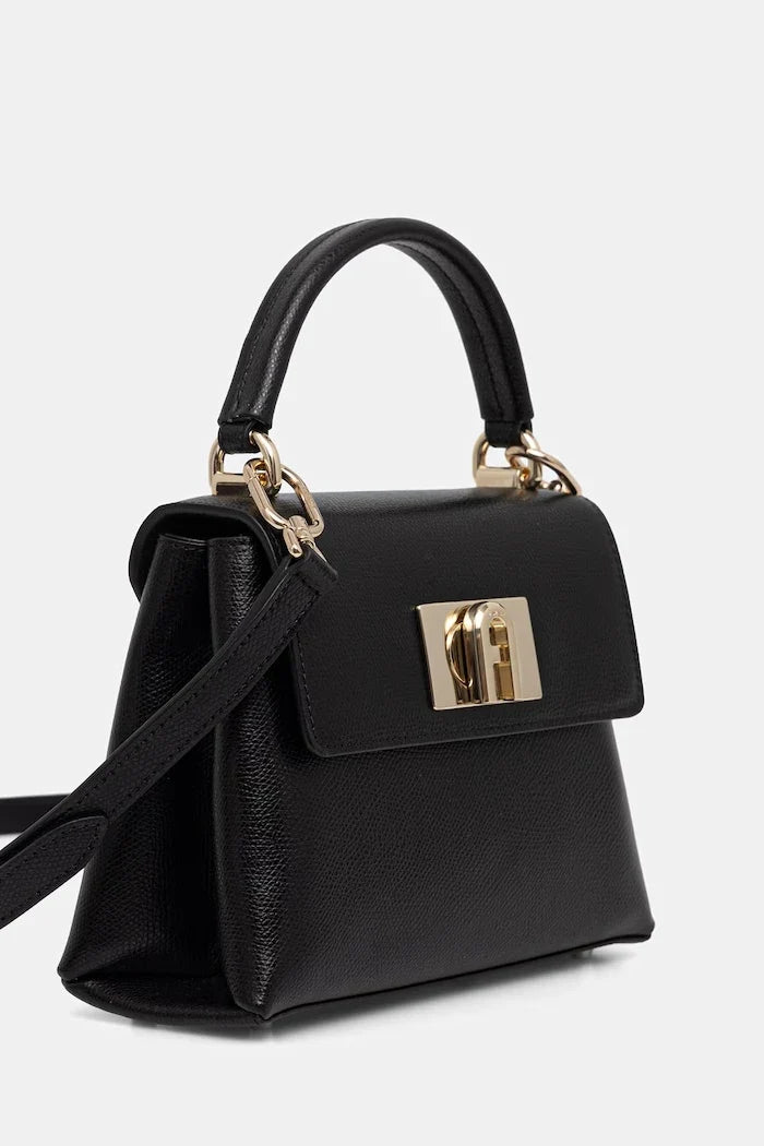 Bolso bandolera mini de piel con asa superior Furla 1927 para mujer