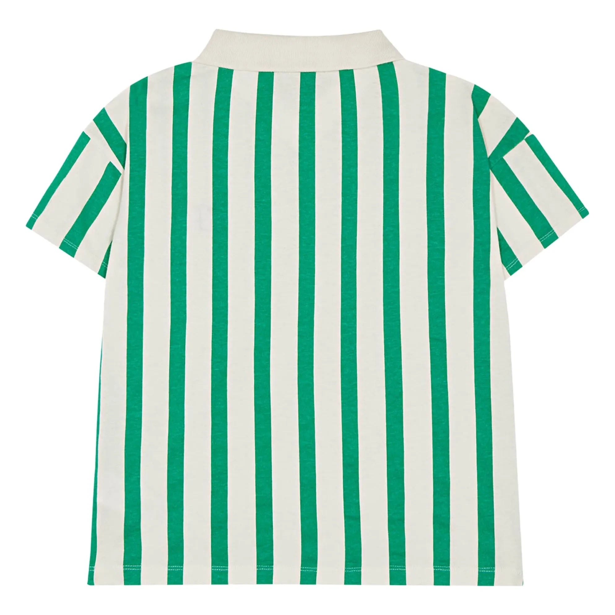 The Campamento - Polo de rayas verdes extragrande