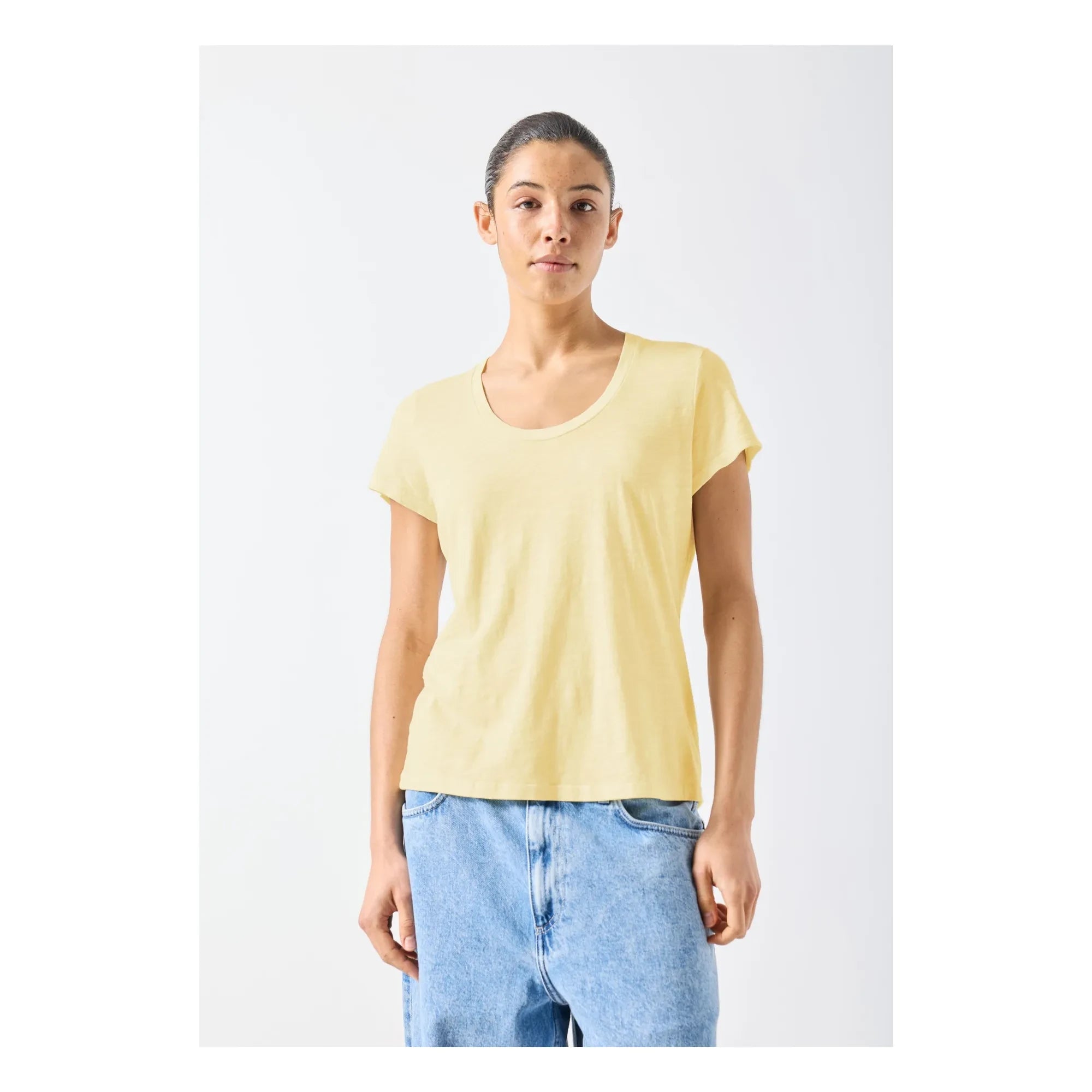 American Vintage - Camiseta de algodón Jacksonville | Vainilla