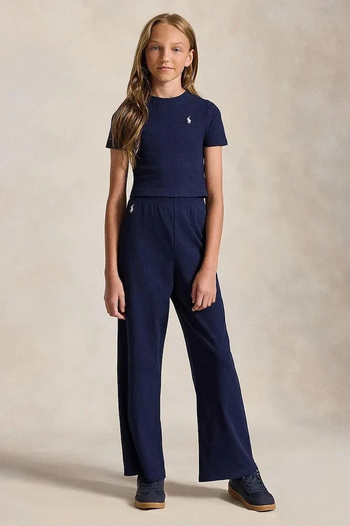 Camiseta de algodón elástico para niños Polo Ralph Lauren