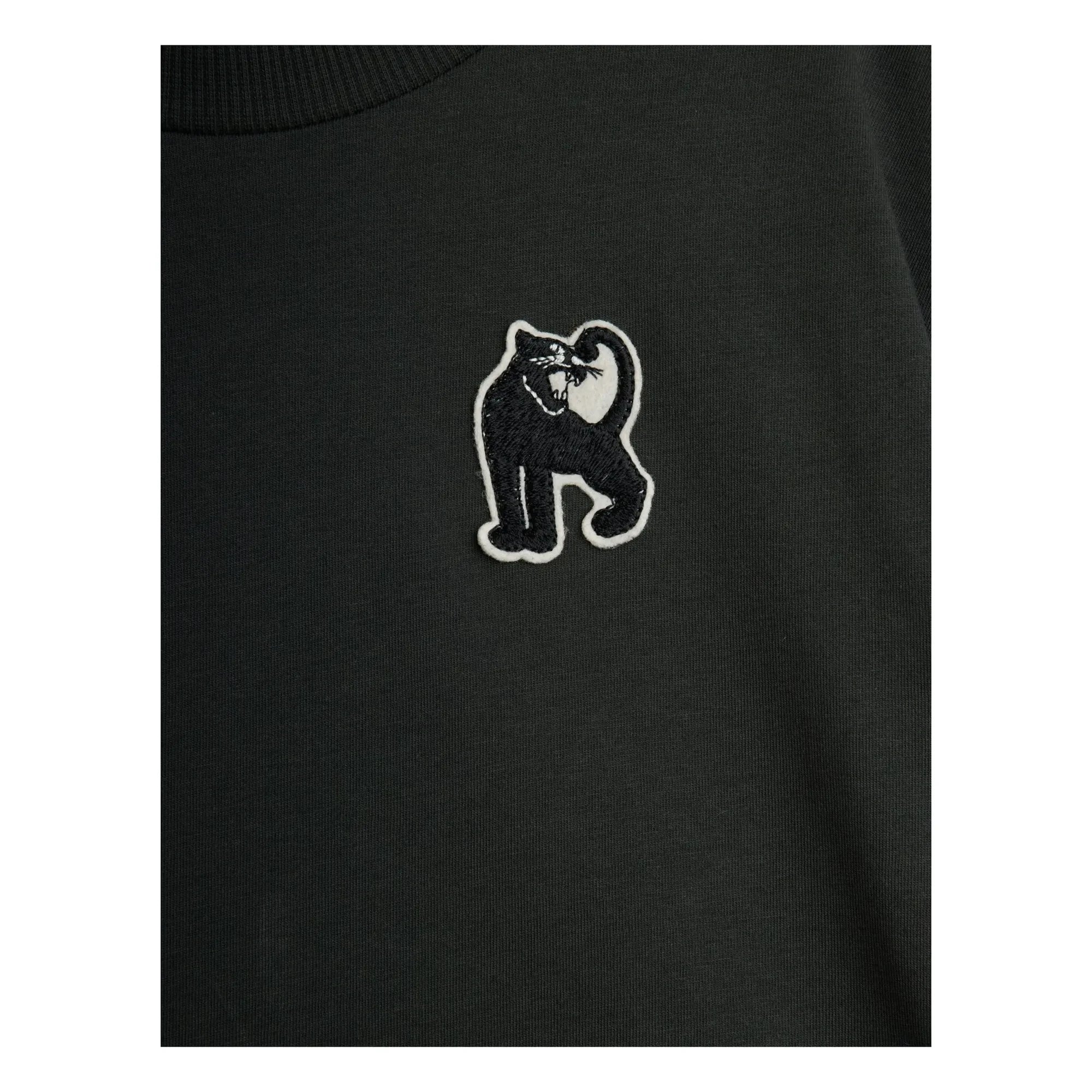 Mini Rodini - Camiseta de algodón orgánico Panther | Negro