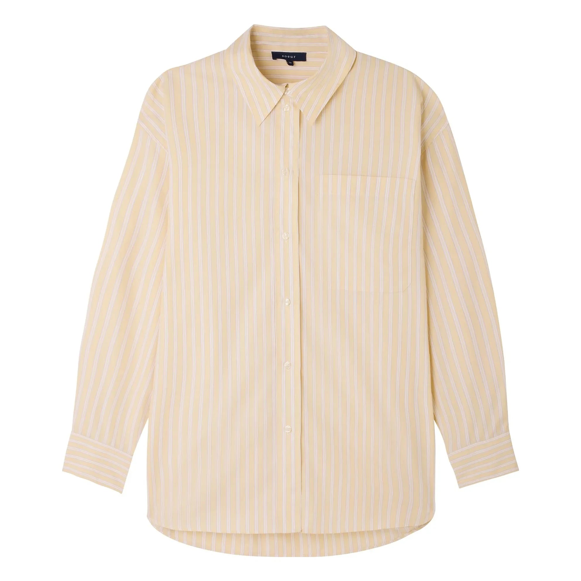 Soeur - Camisa de algodón Carlotta | Amarillo claro