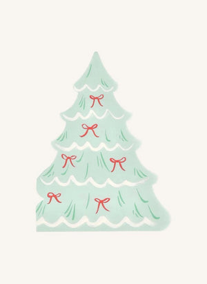 Meri Meri - Servilletas en forma de árbol de Navidad - Juego de 16