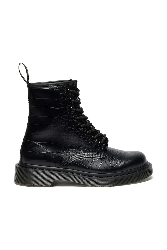 Botines de cuero Dr. Martens 1460 Croco para mujer