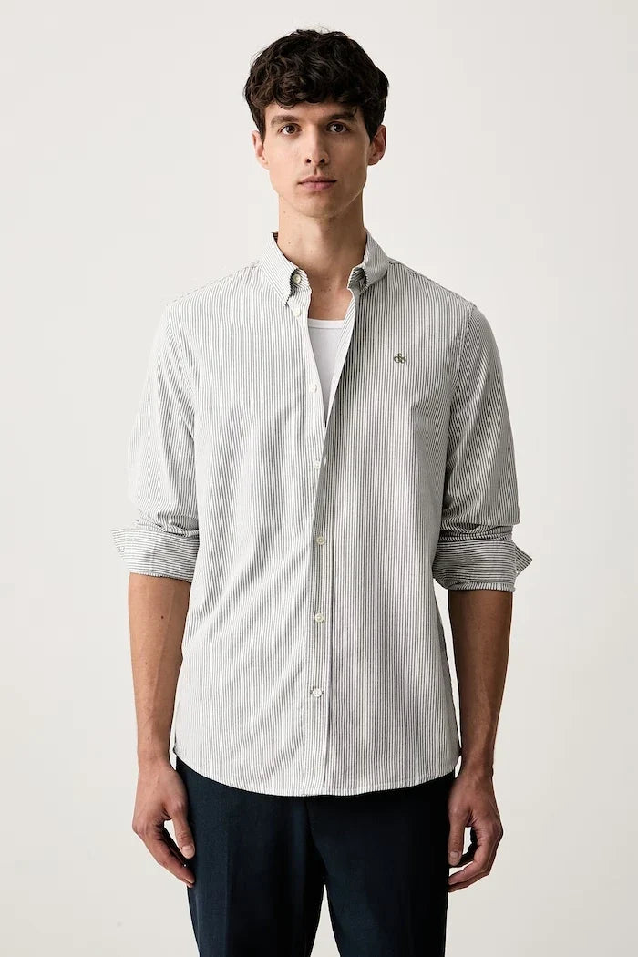 Camisa de algodón elástico Scotch & Soda para hombre